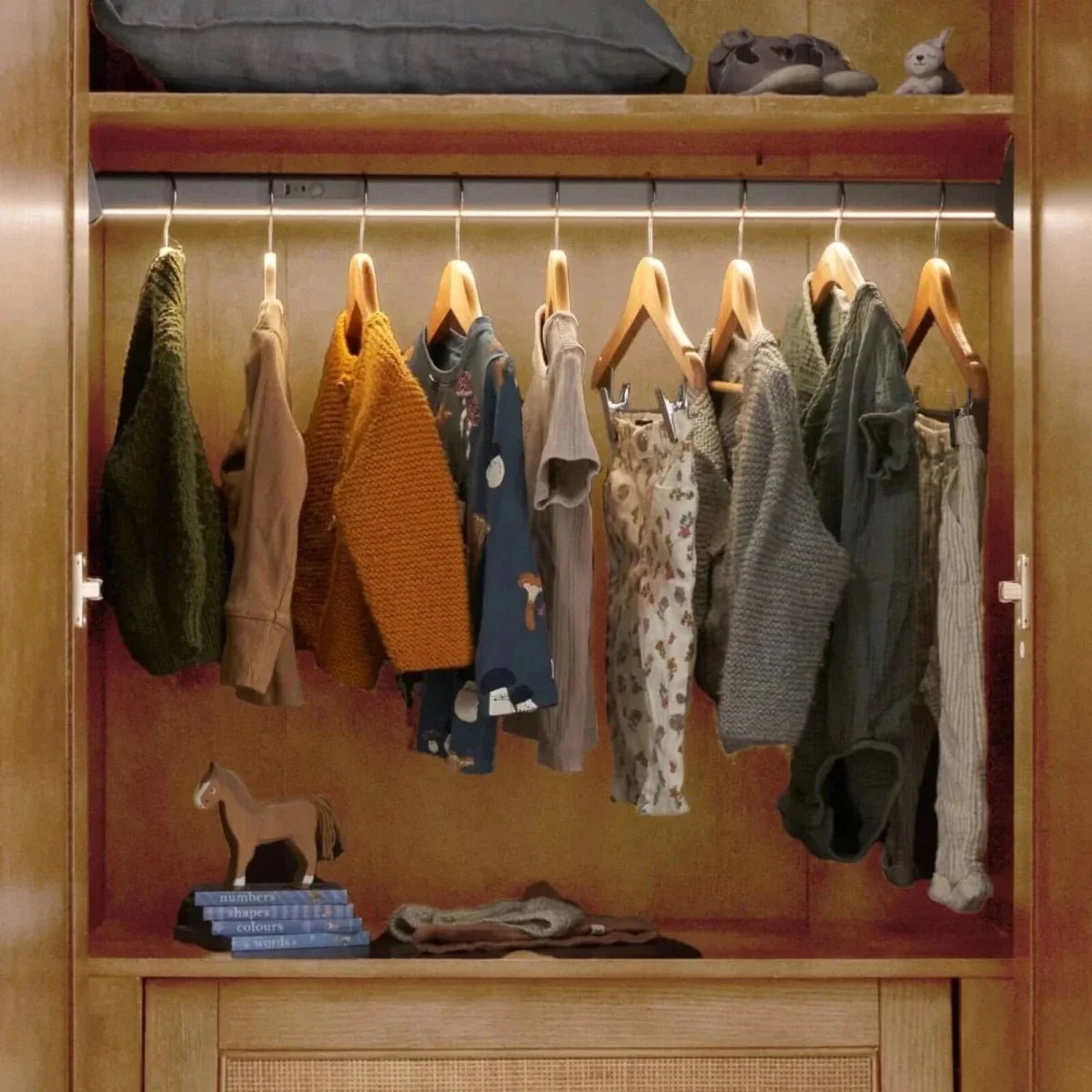 Tutti Bambini Japandi Wardrobe - Light Oak | Luxury Home Accessories | Heulog Glow