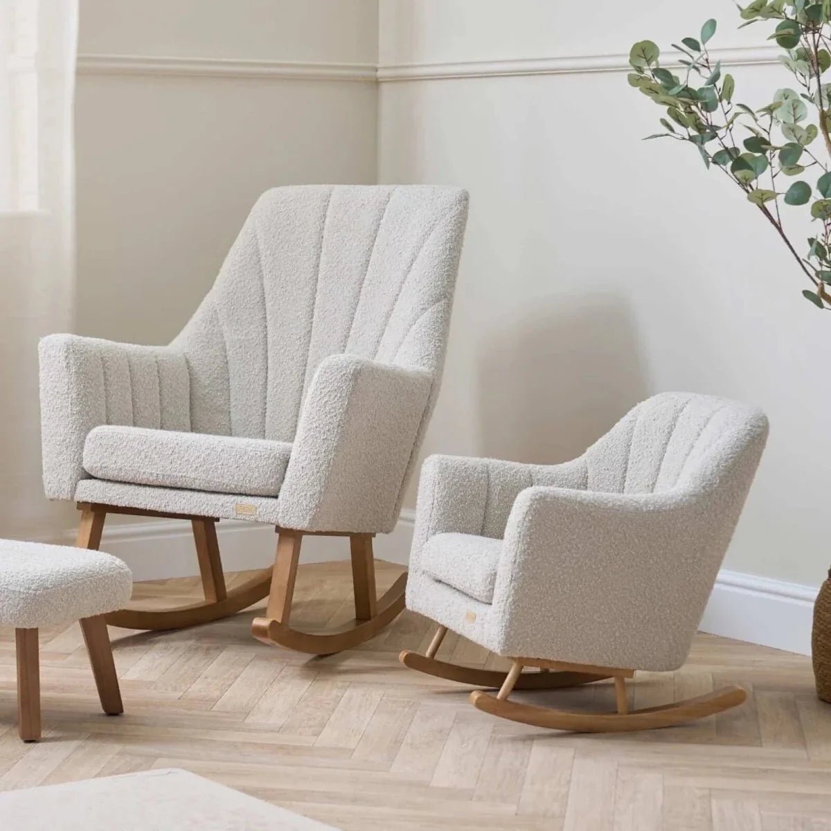 Tutti Bambini Jonah Mini Me Children's Rocking Chair - Boucle Mushroom | Luxury Home Accessories | Heulog Glow