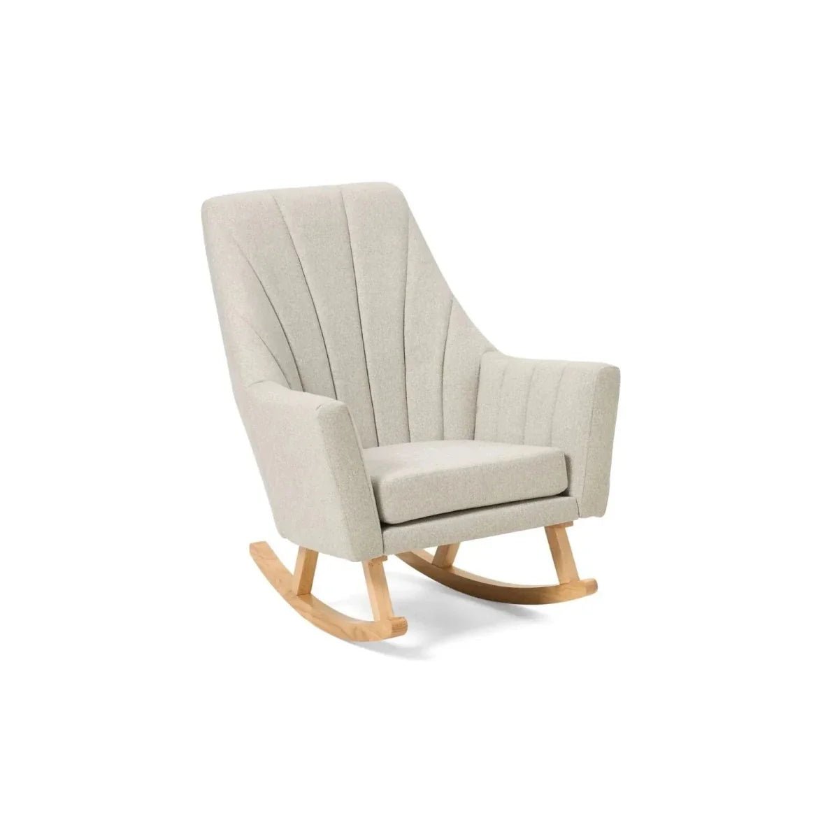 Tutti Bambini Jonah Rocking Chair & Foot Stool - Pebble | Luxury Home Accessories | Heulog Glow