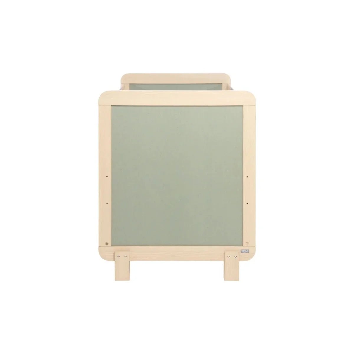 Tutti Bambini Kuba Cot Bed - Golden Oak/Sage Weave | Luxury Home Accessories | Heulog Glow