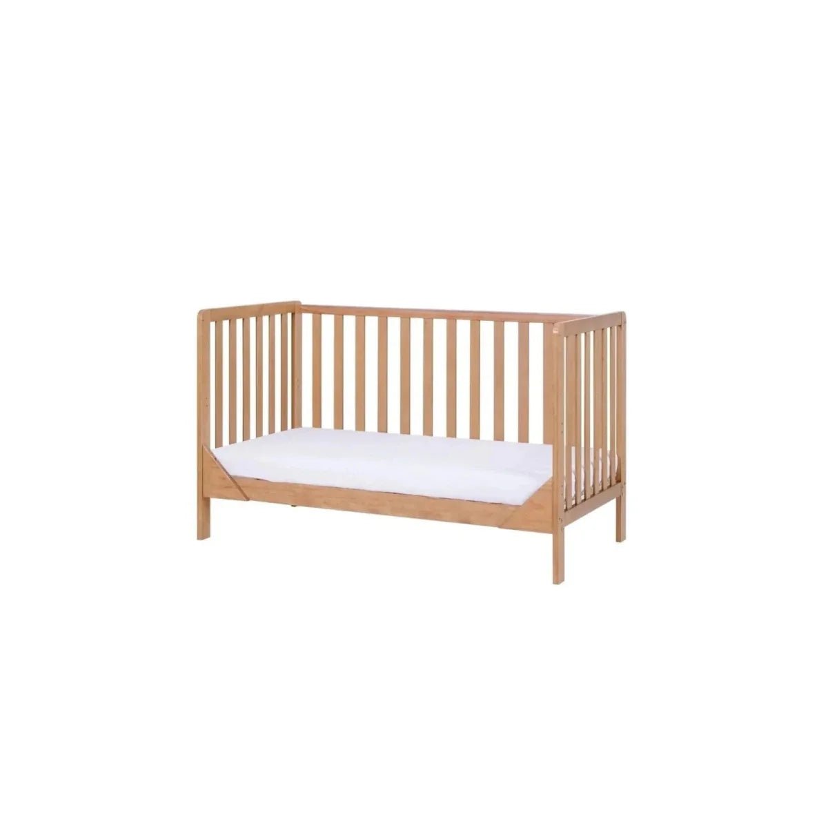 Tutti Bambini Malmo Cot Bed with Cot Top Changer & Mattress | Luxury Home Accessories | Heulog Glow