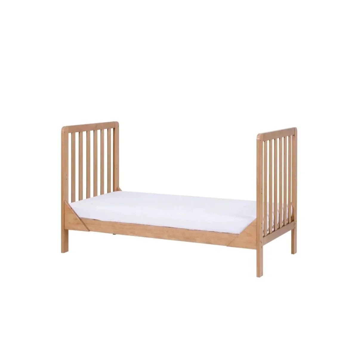 Tutti Bambini Malmo Cot Bed with Rio 2 pcs Furniture Set - Dove Grey/Honey Oak | Luxury Home Accessories | Heulog Glow