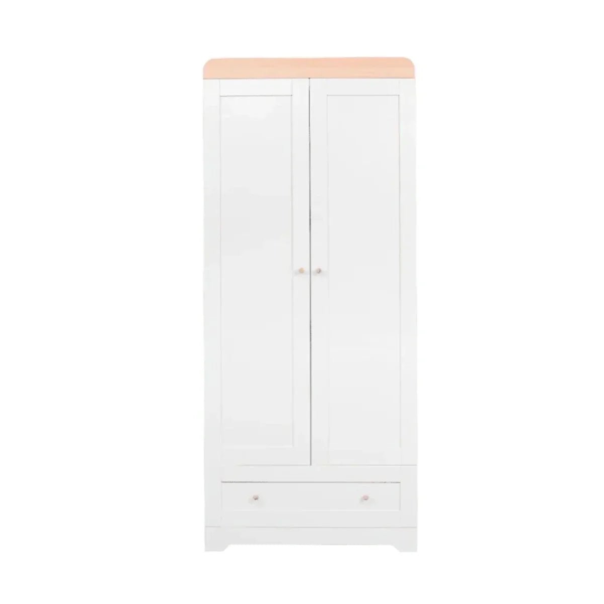 Tutti Bambini Malmo Cot Bed with Rio 3 pcs Furniture Set - Dove Grey/Honey Oak | Luxury Home Accessories | Heulog Glow