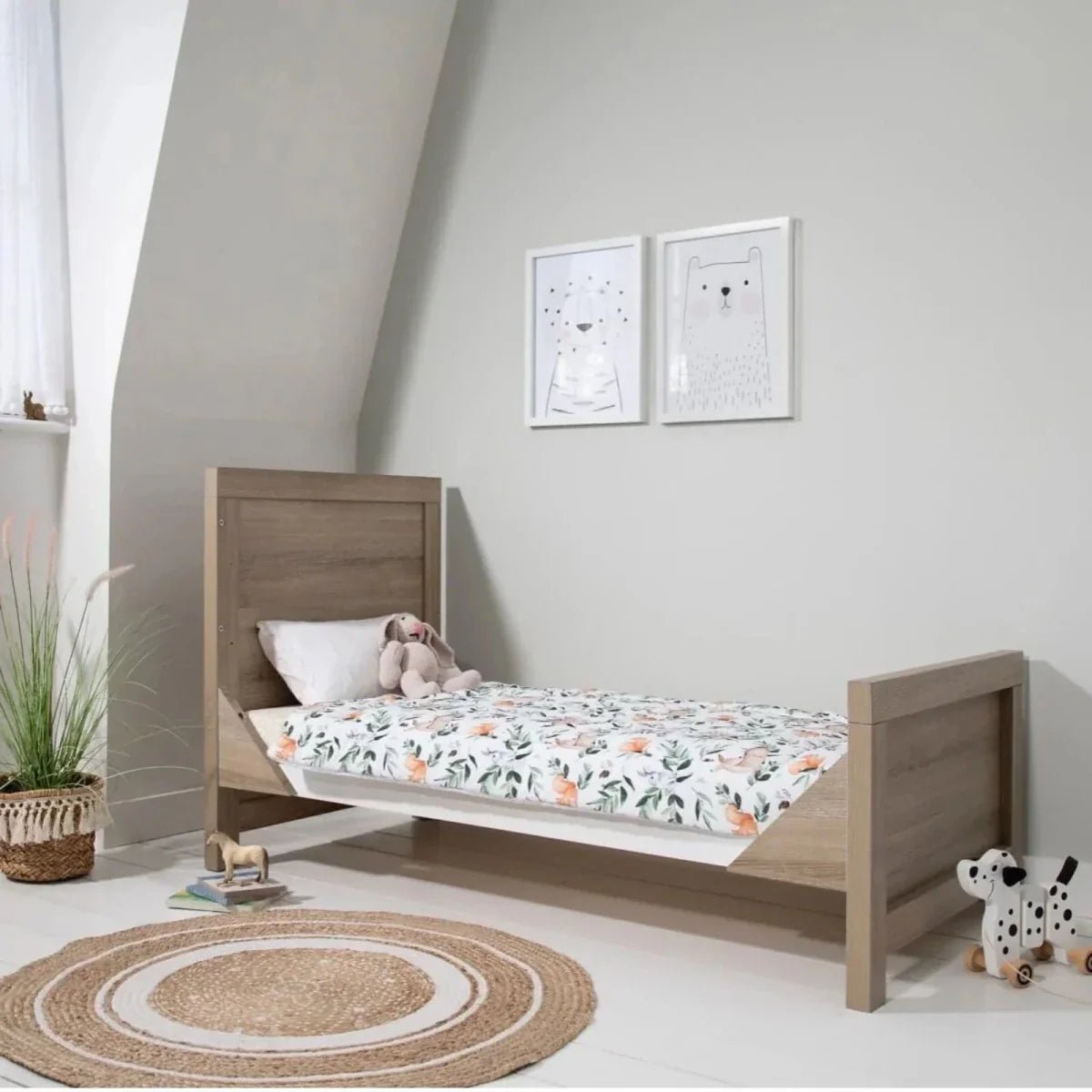 Tutti Bambini Modena 2 pcs Room Set - White/Oak | Luxury Home Accessories | Heulog Glow
