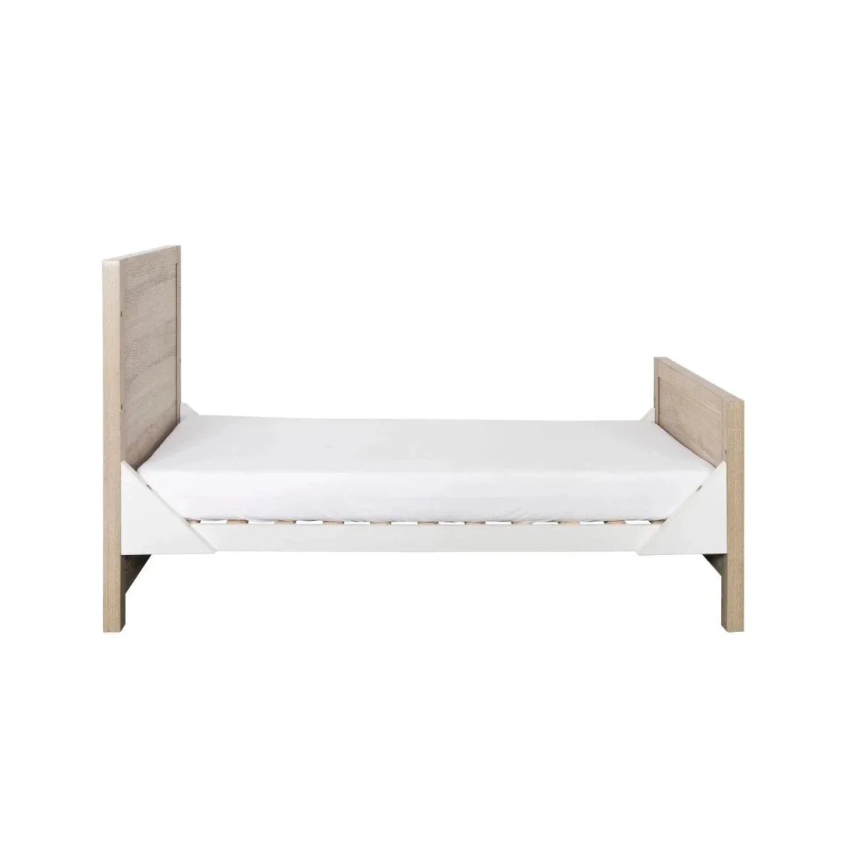 Tutti Bambini Modena 3-in-1 Cot Bed - White/Oak | Luxury Home Accessories | Heulog Glow