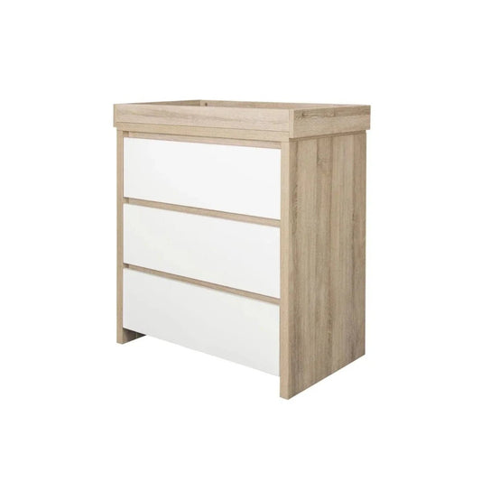 Tutti Bambini Modena Changing Unit - White/Oak | Luxury Home Accessories | Heulog Glow