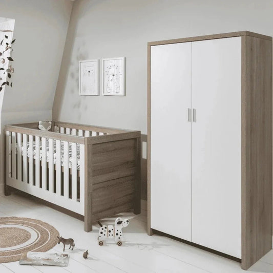 Tutti Bambini Modena Wardrobe - White/Oak | Luxury Home Accessories | Heulog Glow