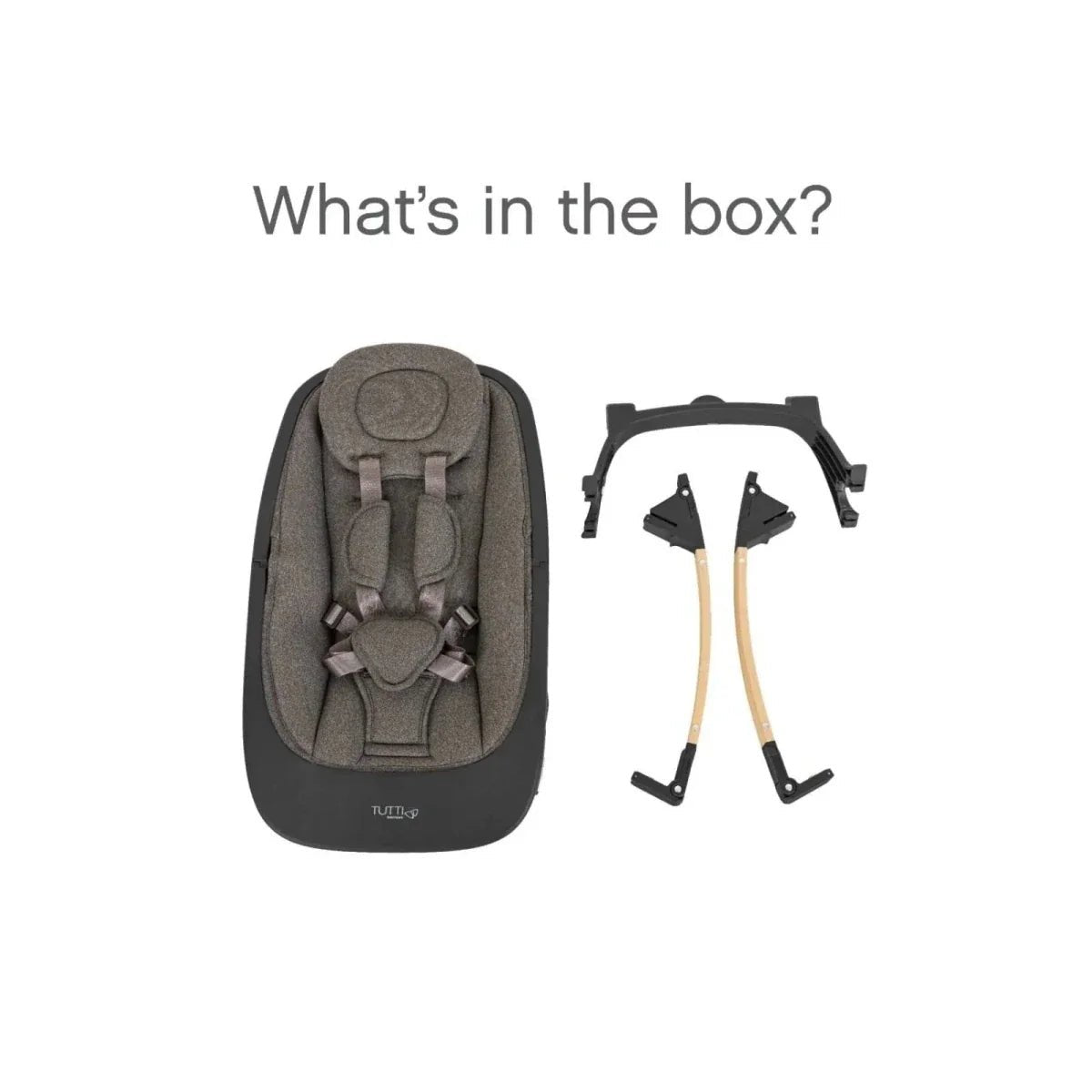 Tutti Bambini Nova Birth to 12 Years Complete Highchair Package - Grey/Oak | Luxury Home Accessories | Heulog Glow