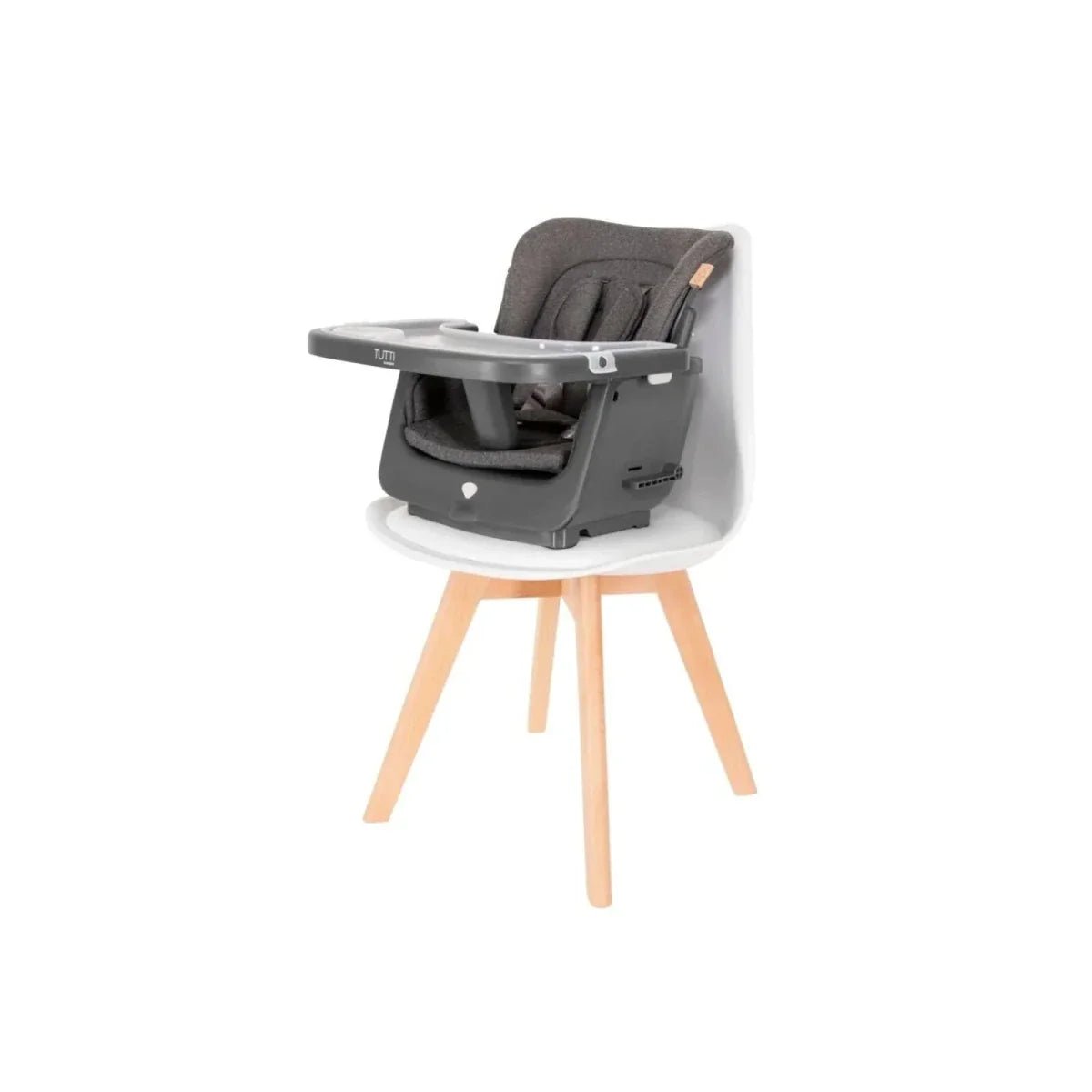 Tutti Bambini Nova Evolutionary Highchair - Grey/Oak | Luxury Home Accessories | Heulog Glow