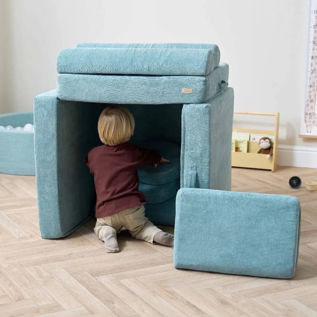Tutti Bambini Playrama Montessori Kids Play Sofa - Ocean Stone | Luxury Home Accessories | Heulog Glow