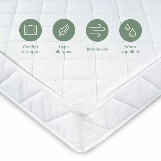 Tutti Bambini Pocket Sprung Cot Bed Mattress 70x140cm | Luxury Home Accessories | Heulog Glow