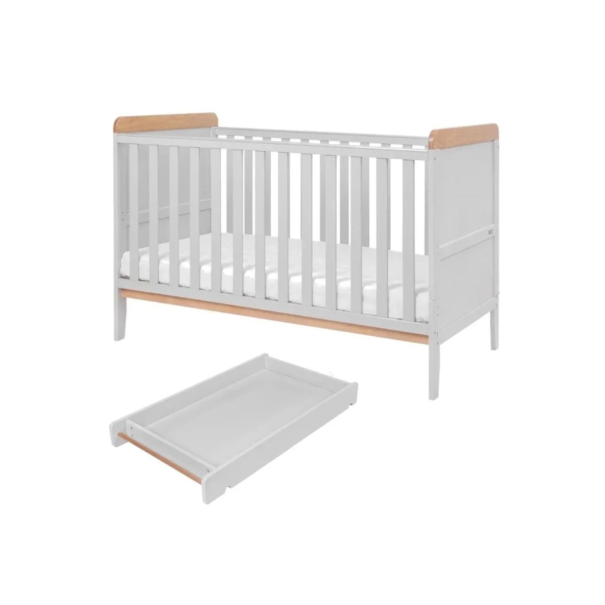 Tutti Bambini Rio 2 pcs Room Set - Dove Grey/Honey Oak | Luxury Home Accessories | Heulog Glow