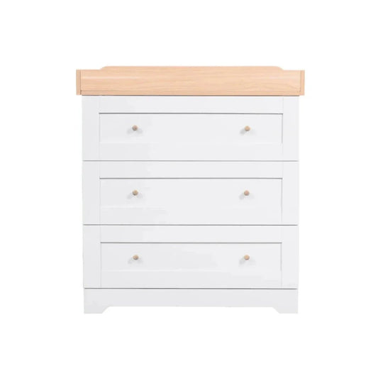 Tutti Bambini Rio Chest Changer - Dove Grey/Honey Oak | Luxury Home Accessories | Heulog Glow