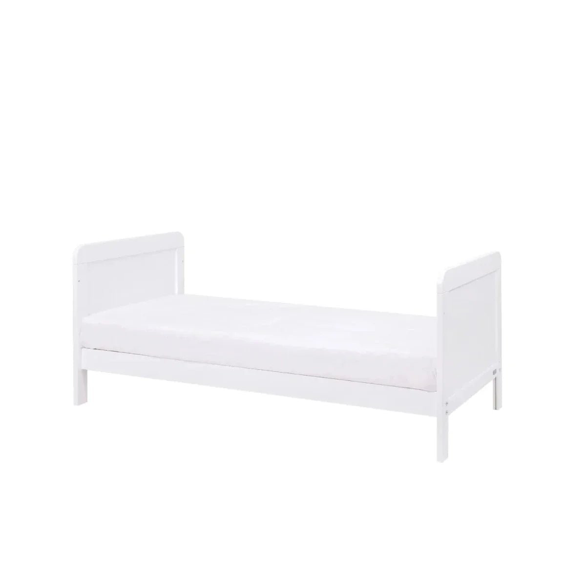 Tutti Bambini Rio Cot Bed with Cot Top Changer & Mattress - White | Luxury Home Accessories | Heulog Glow