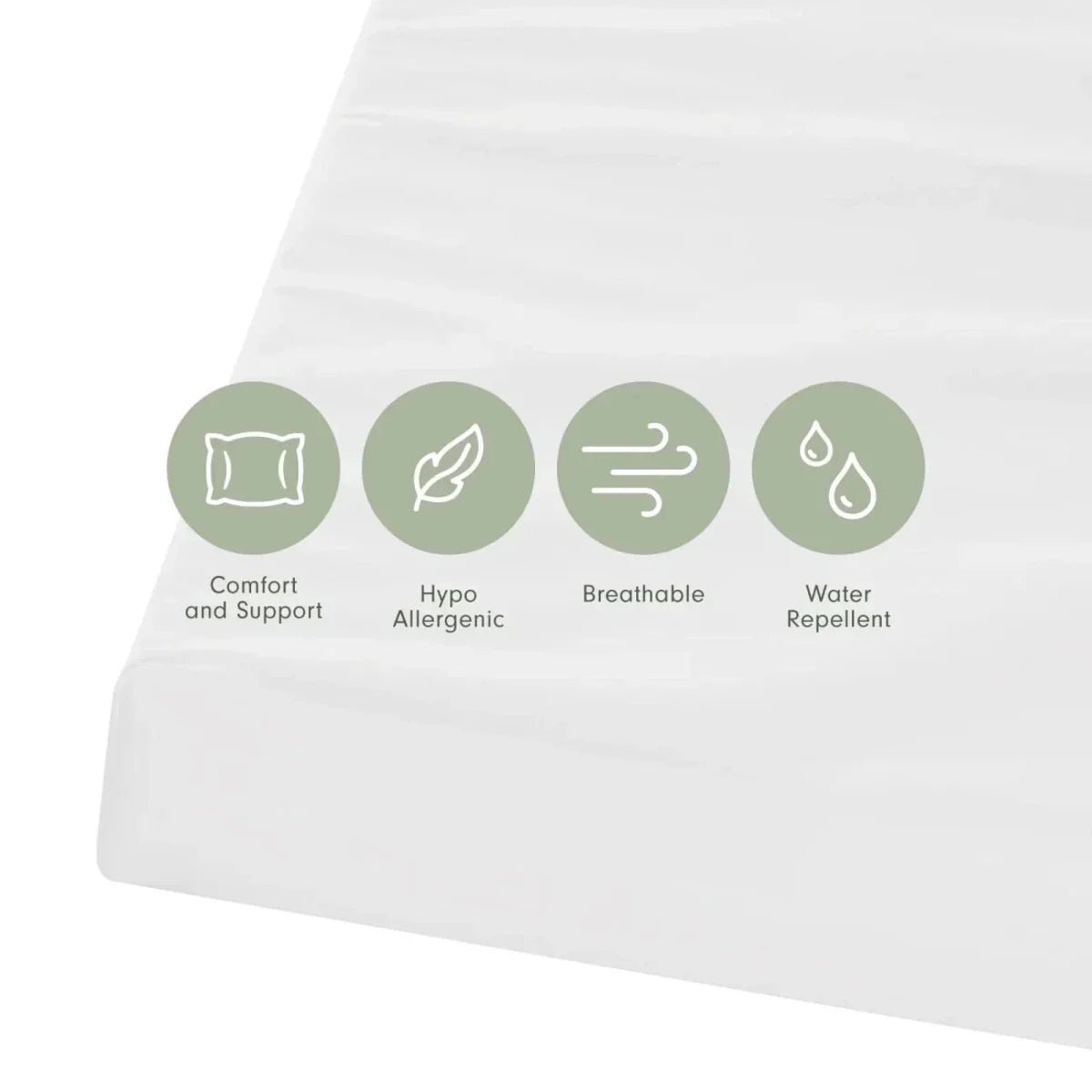 Tutti Bambini Rio Cot Bed with Cot Top Changer & Mattress - White | Luxury Home Accessories | Heulog Glow