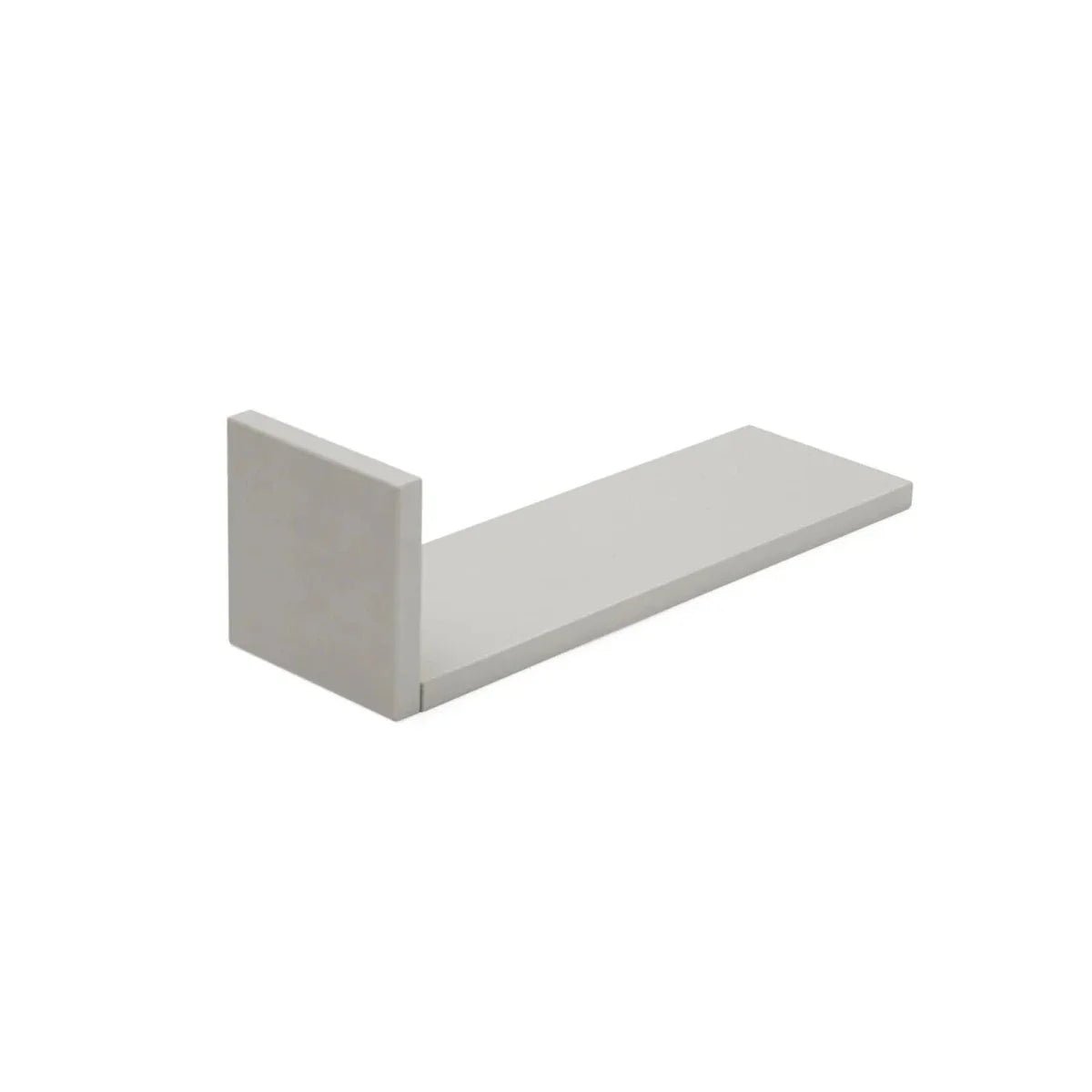 Tutti Bambini Rio Set of Three L-Shaped Wall Shelves - Dove Grey | Luxury Home Accessories | Heulog Glow