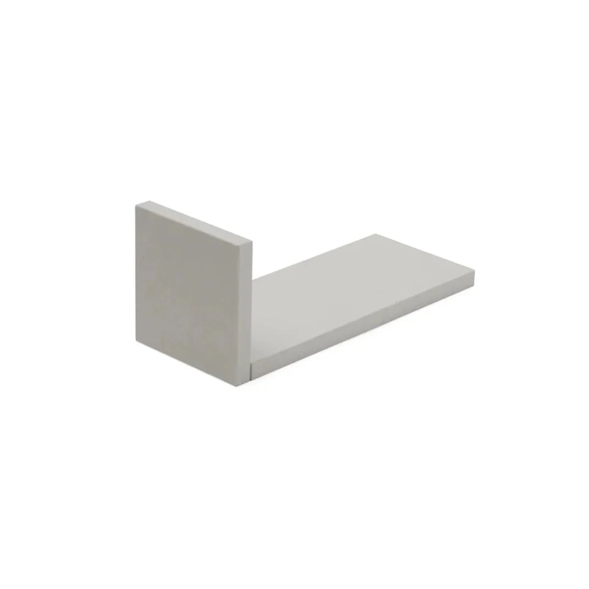 Tutti Bambini Rio Set of Three L-Shaped Wall Shelves - Dove Grey | Luxury Home Accessories | Heulog Glow