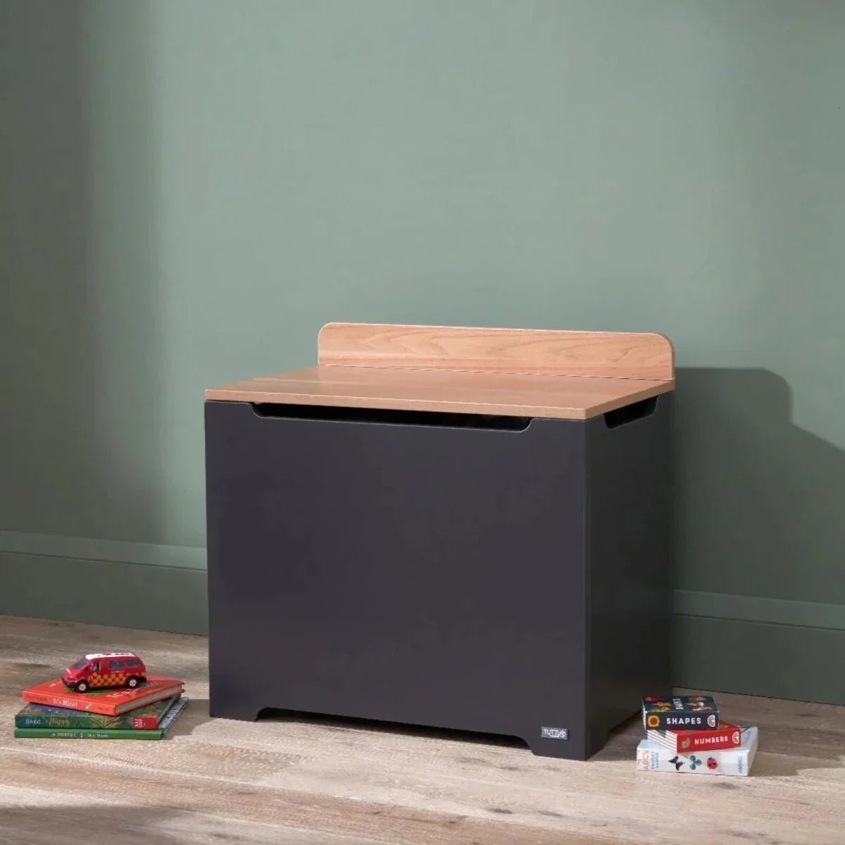 Tutti Bambini Rio Toy Box - Slate/Honey Oak | Luxury Home Accessories | Heulog Glow