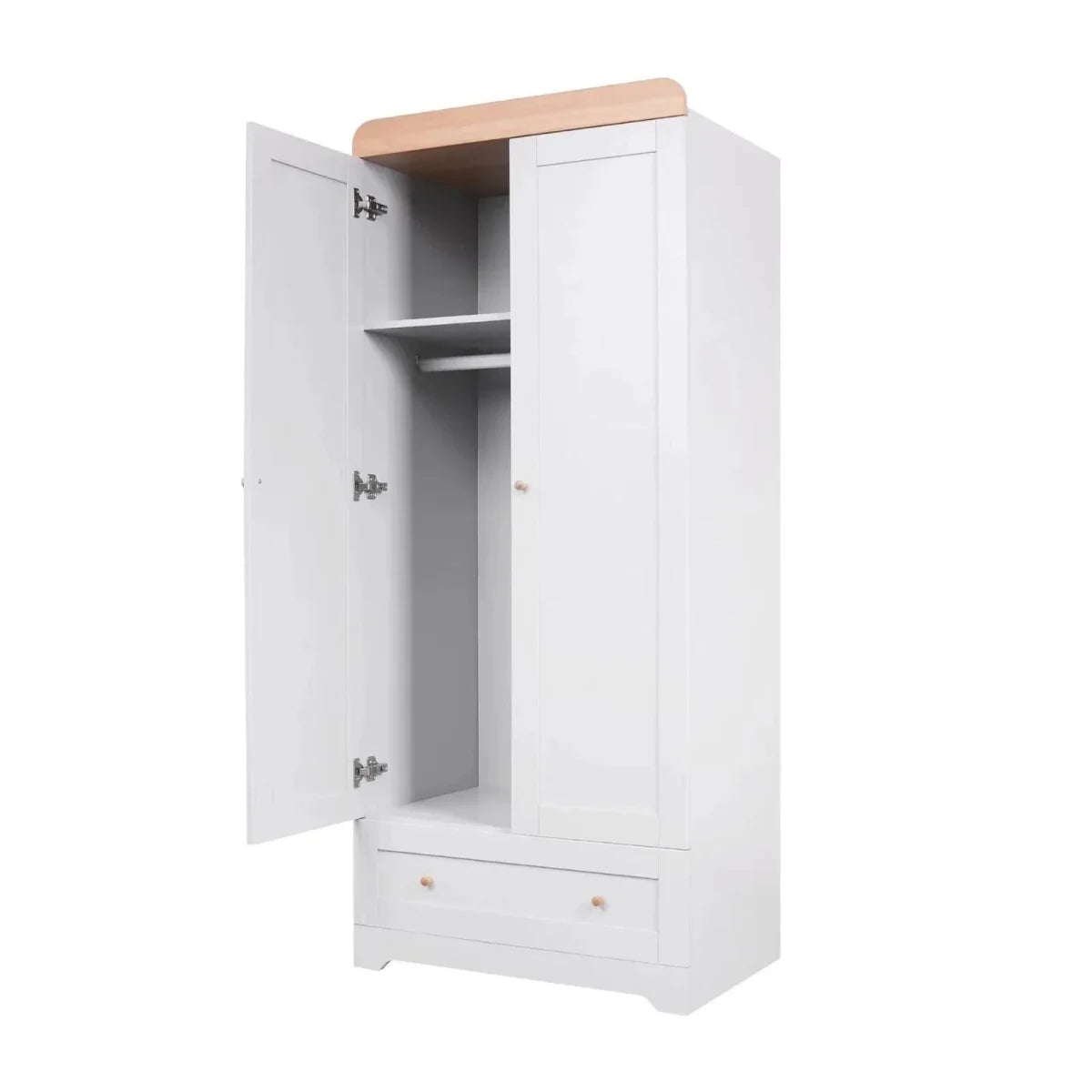 Tutti Bambini Rio Wardrobe - Dove Grey/Honey Oak | Luxury Home Accessories | Heulog Glow