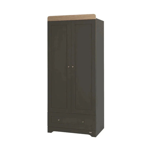 Tutti Bambini Rio Wardrobe - Slate/Honey Oak | Luxury Home Accessories | Heulog Glow