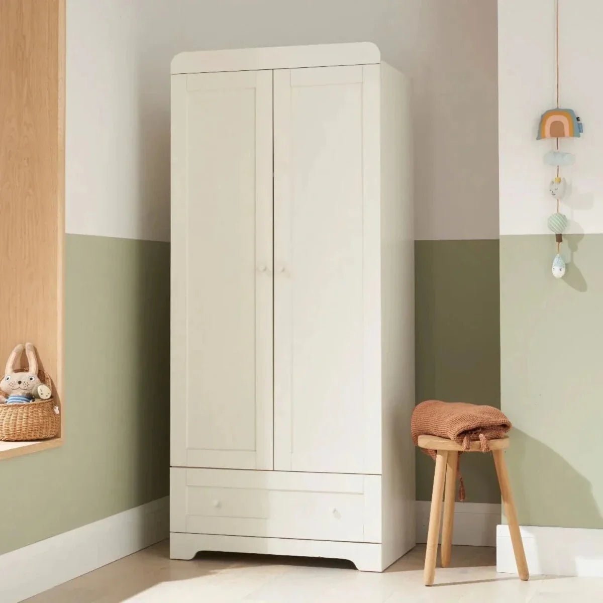 Tutti Bambini Rio Wardrobe - White | Luxury Home Accessories | Heulog Glow