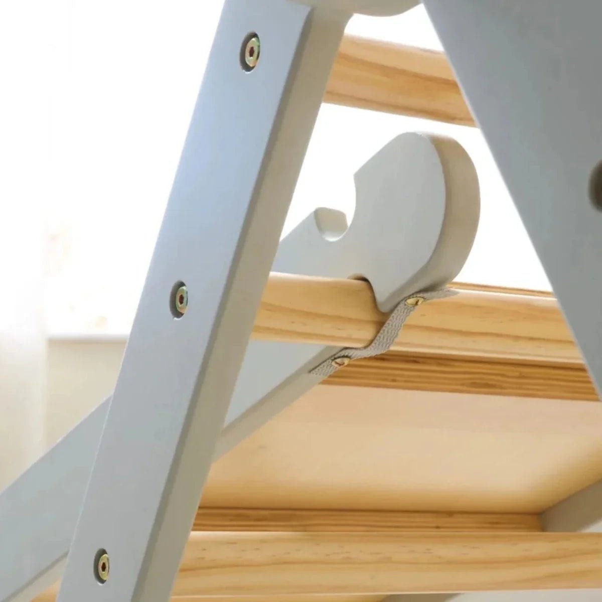 Tutti Bambini Scala Montessori 3-in-1 Pikler Climbing Frame with Climbing Wall - Mushroom | Luxury Home Accessories | Heulog Glow
