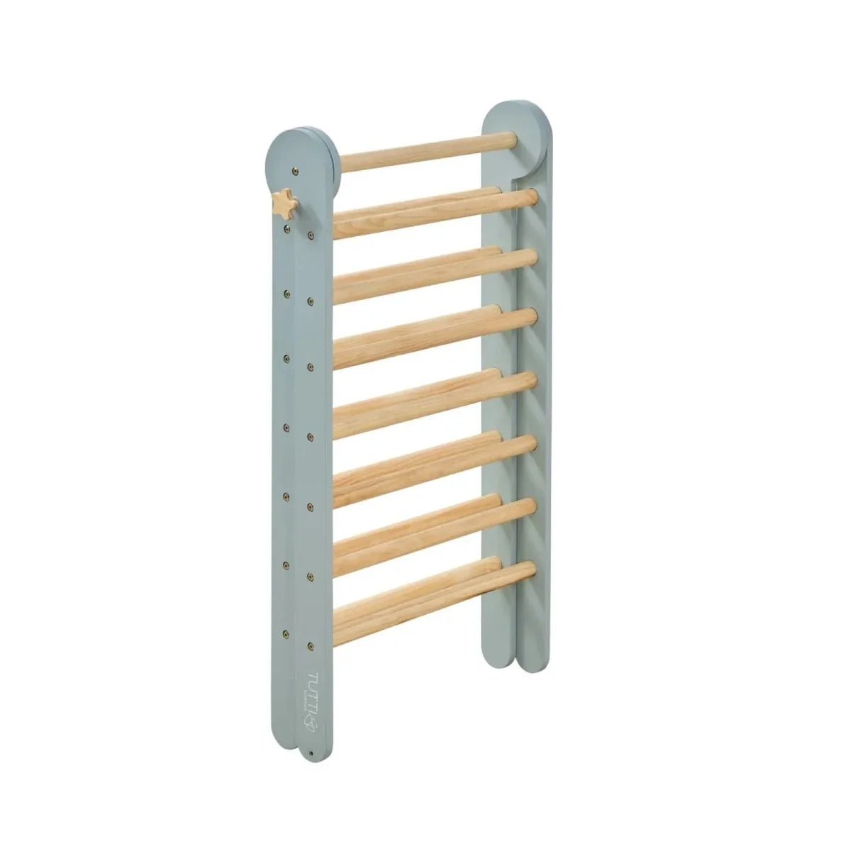 Tutti Bambini Scala Montessori 3-in-1 Pikler Climbing Frame with Climbing Wall - Ocean Stone | Luxury Home Accessories | Heulog Glow