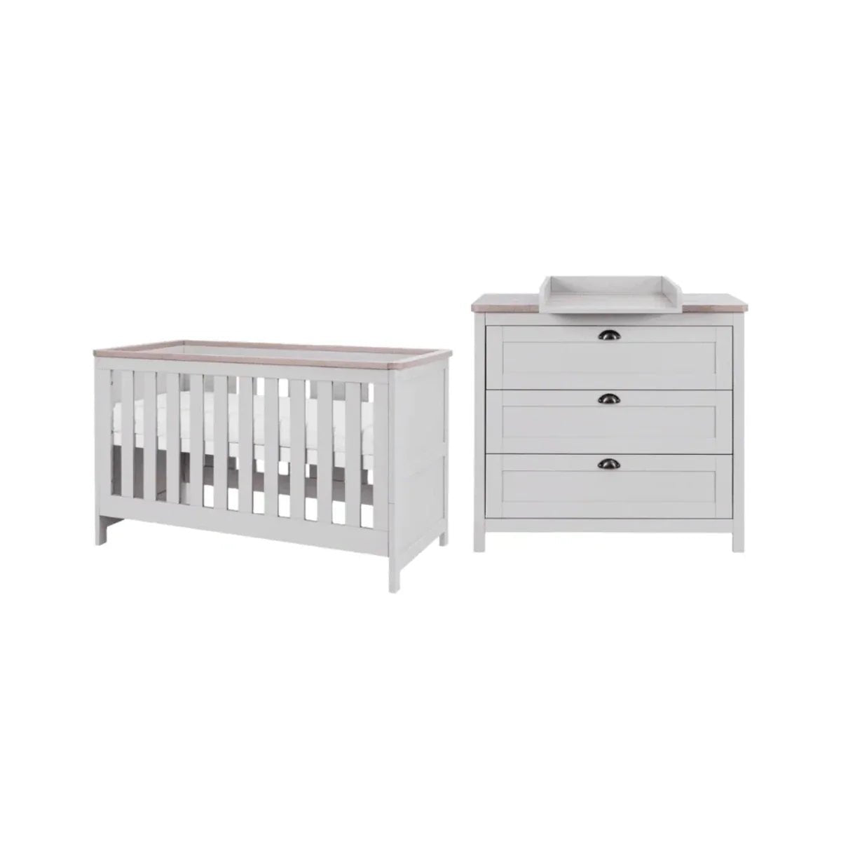 Tutti Bambini Verona 2 pcs Room Set - Dove Grey/Oak | Luxury Home Accessories | Heulog Glow