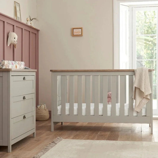 Tutti Bambini Verona 2 pcs Room Set - Dove Grey/Oak | Luxury Home Accessories | Heulog Glow