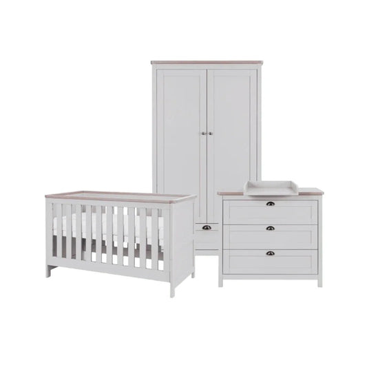 Tutti Bambini Verona 3 pcs Room Set - Dove Grey/Oak | Luxury Home Accessories | Heulog Glow