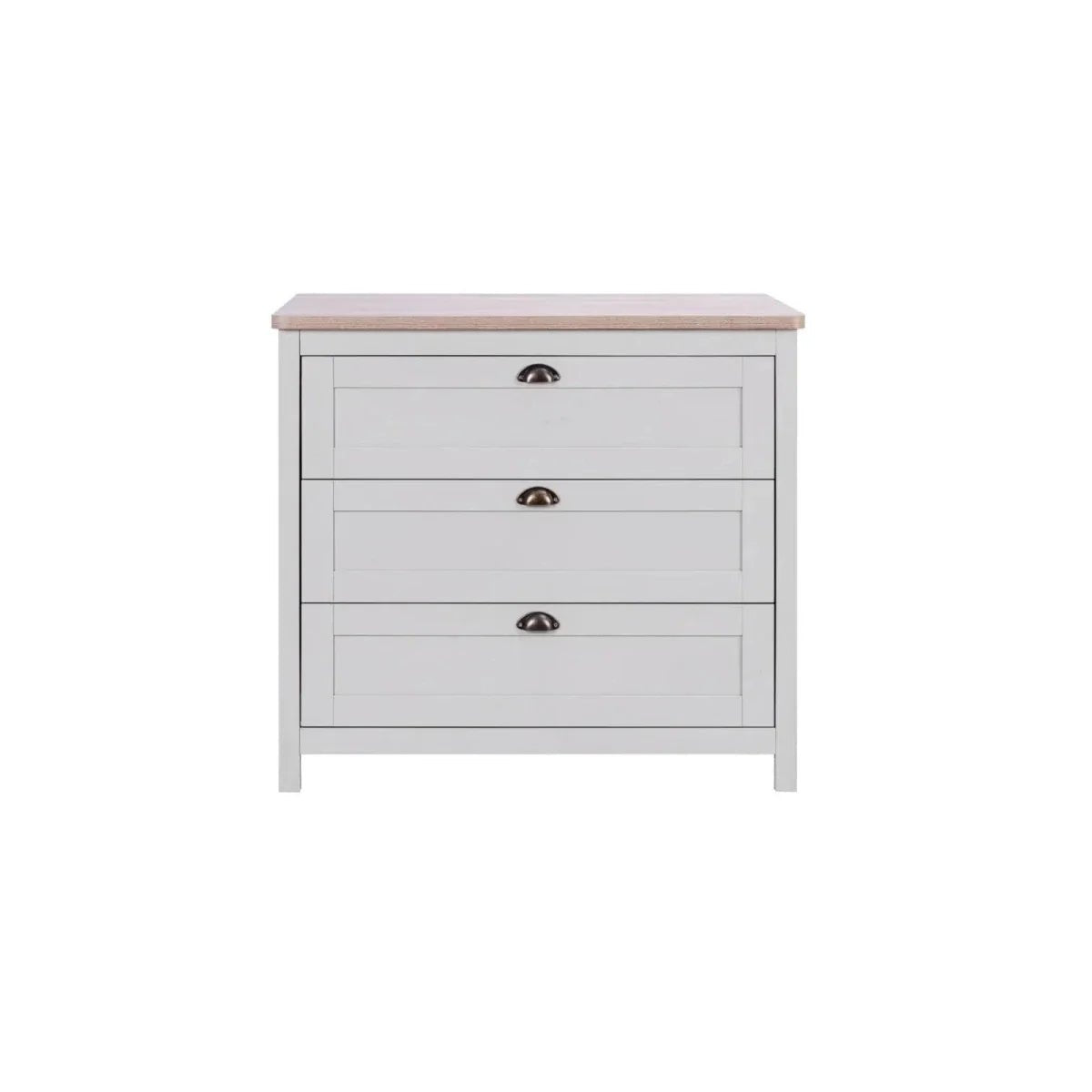 Tutti Bambini Verona Chest Changer - Dove Grey/Oak | Luxury Home Accessories | Heulog Glow