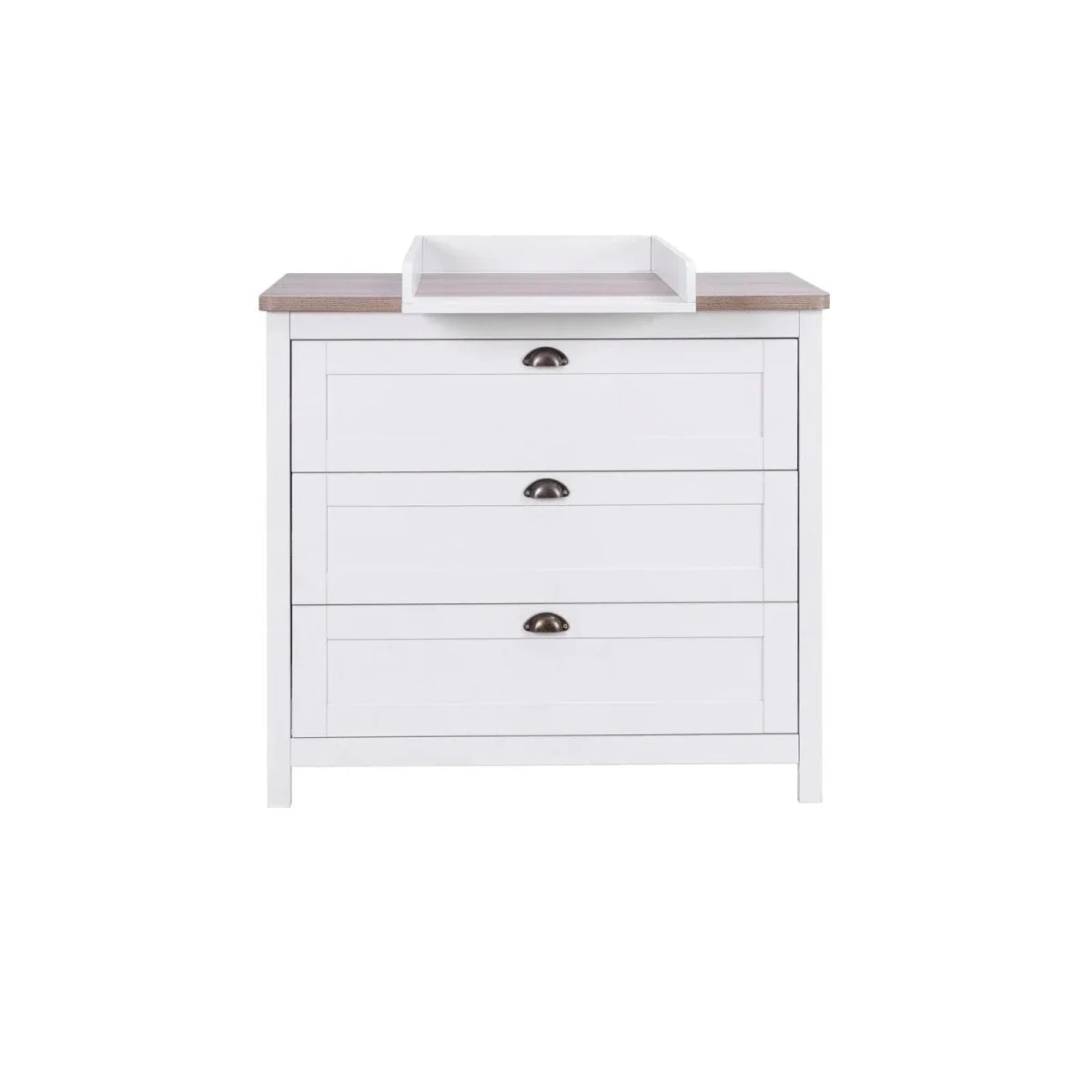 Tutti Bambini Verona Chest Changer - White/Oak | Luxury Home Accessories | Heulog Glow