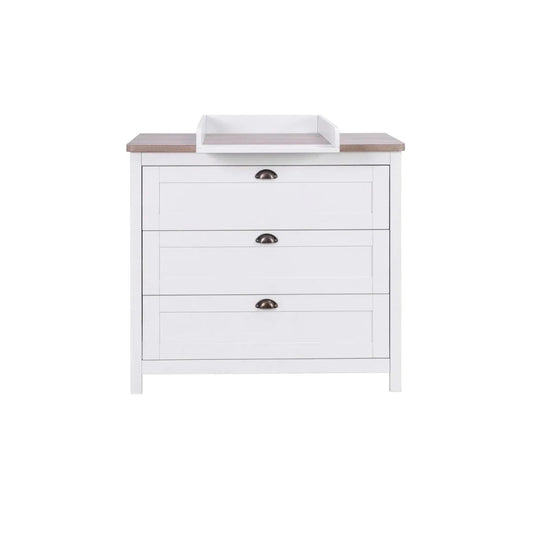Tutti Bambini Verona Chest Changer - White/Oak | Luxury Home Accessories | Heulog Glow