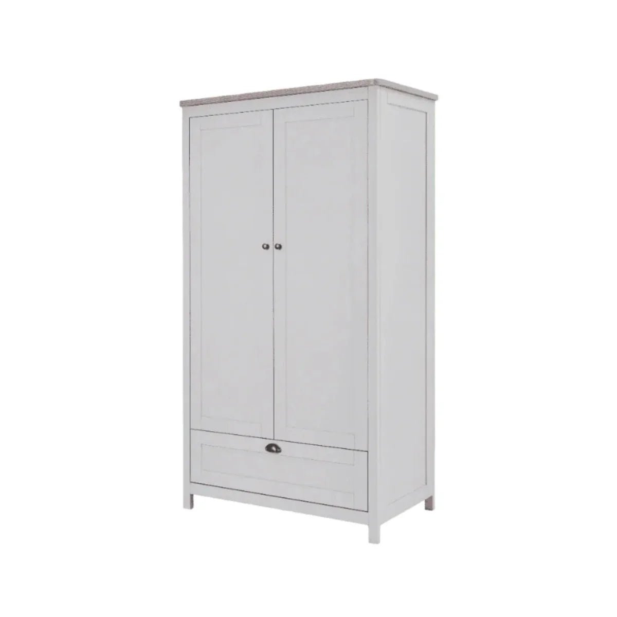 Tutti Bambini Verona Wardrobe - Dove Grey/Oak | Luxury Home Accessories | Heulog Glow