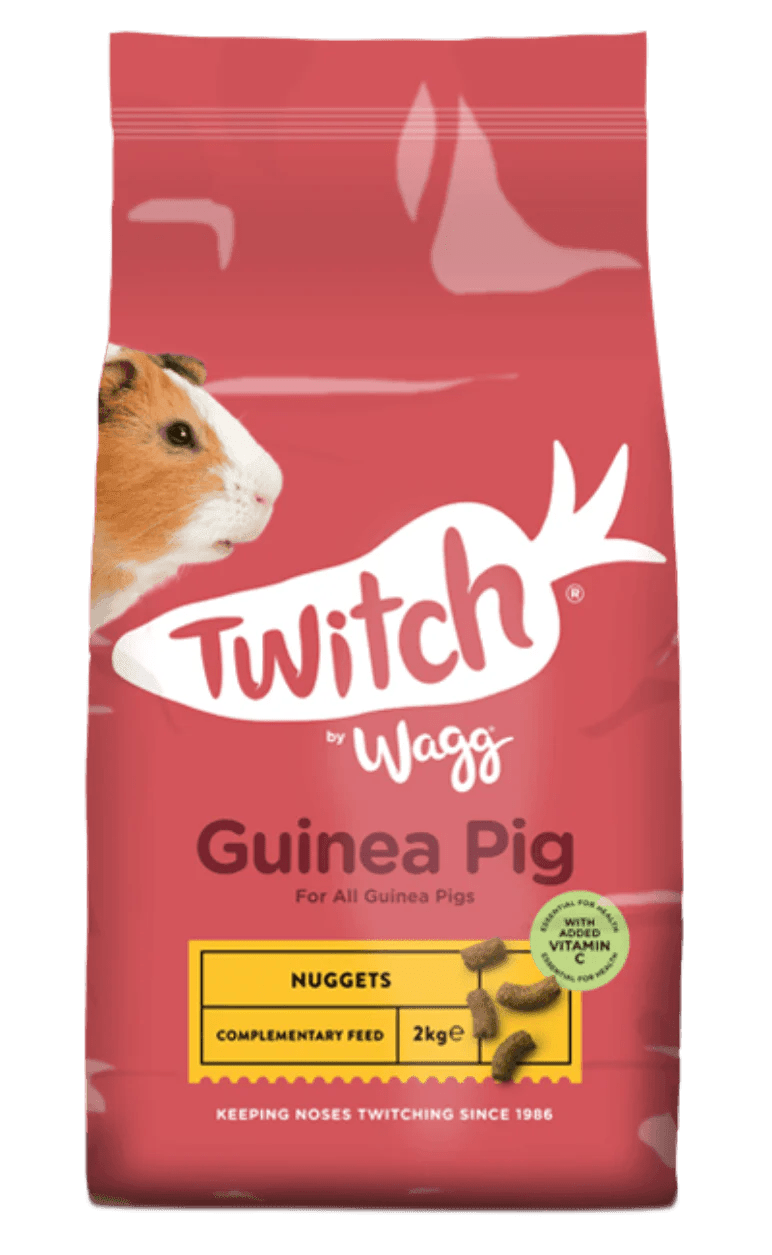Twitch By Wagg Guinea Pig Nuggets 2KG | Luxury Home Accessories | Heulog Glow