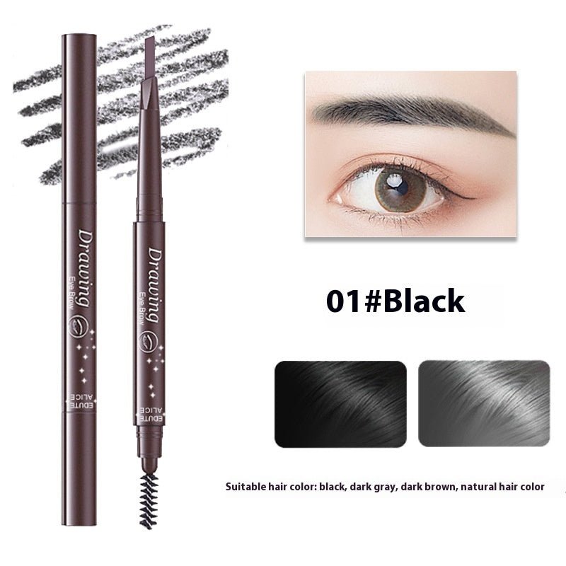 Ultra-fine Triangle Double-headed Eyebrow Pencil Automatic Rotation | Luxury Home Accessories | Heulog Glow