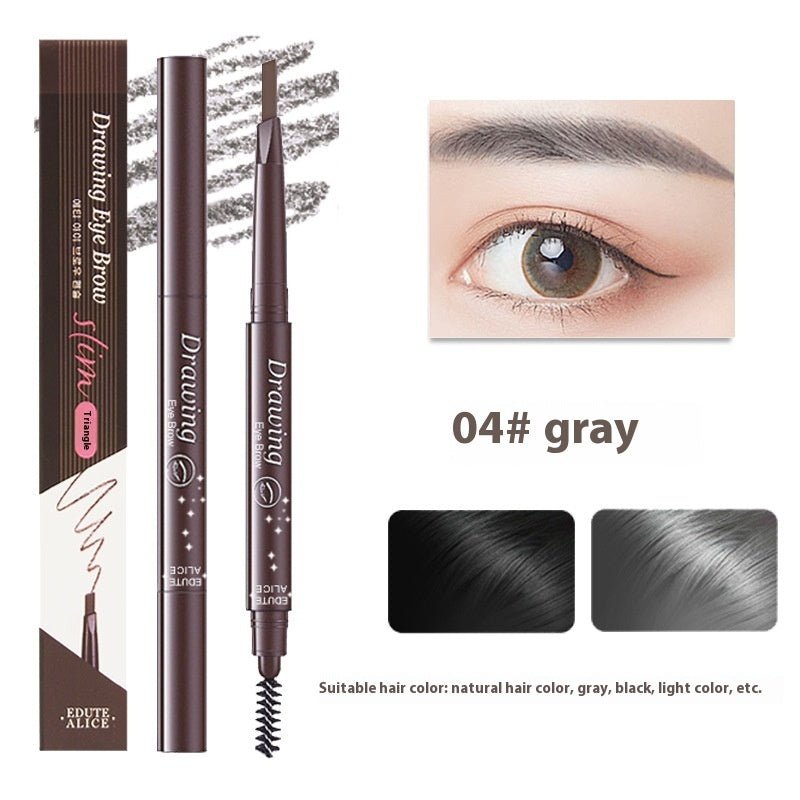 Ultra-fine Triangle Double-headed Eyebrow Pencil Automatic Rotation | Luxury Home Accessories | Heulog Glow