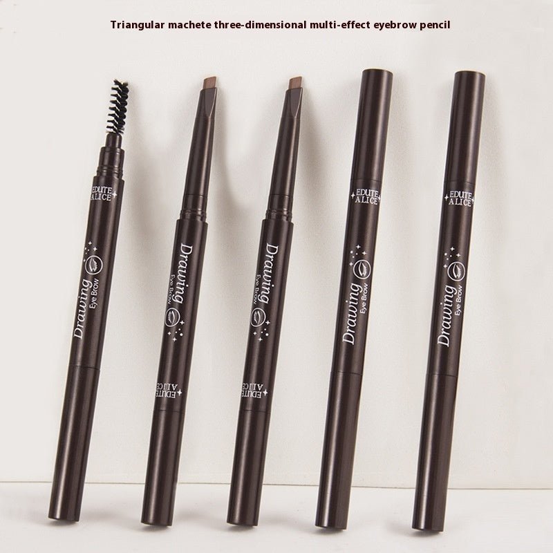 Ultra-fine Triangle Double-headed Eyebrow Pencil Automatic Rotation | Luxury Home Accessories | Heulog Glow
