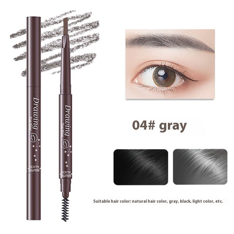 Ultra-fine Triangle Double-headed Eyebrow Pencil Automatic Rotation | Luxury Home Accessories | Heulog Glow