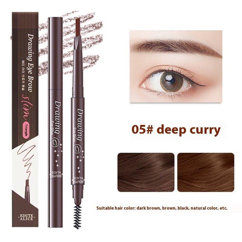 Ultra-fine Triangle Double-headed Eyebrow Pencil Automatic Rotation | Luxury Home Accessories | Heulog Glow
