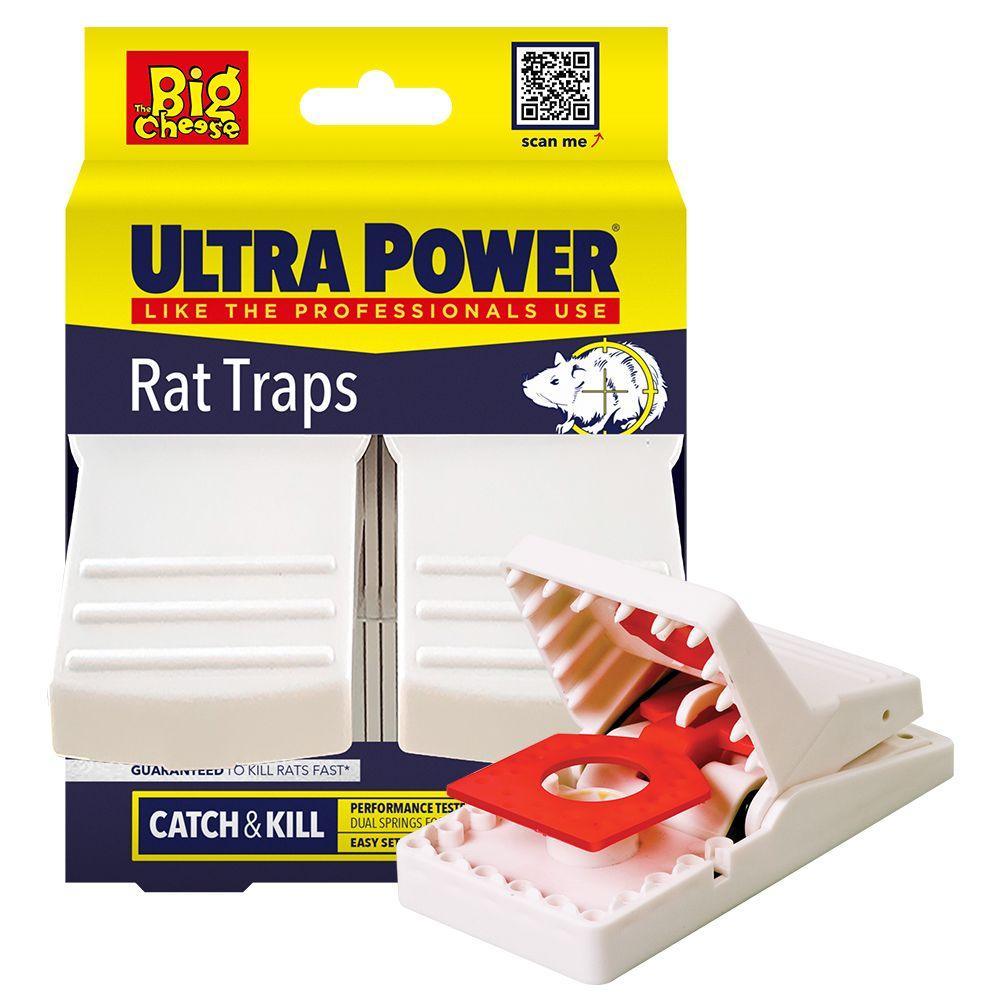 Ultra Power Rat Trap Baited 2Pack | Luxury Home Accessories | Heulog Glow