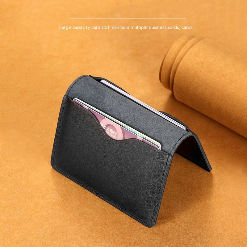 Ultra-thin Cowhide Card Holder Men And Women | Luxury Home Accessories | Heulog Glow