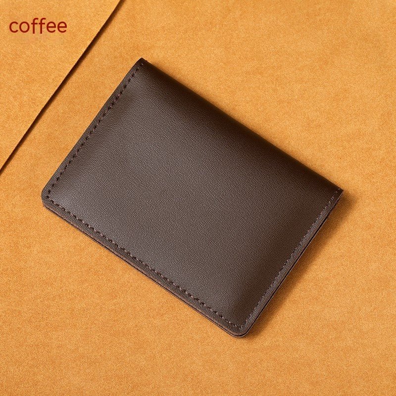 Ultra-thin Cowhide Card Holder Men And Women | Luxury Home Accessories | Heulog Glow
