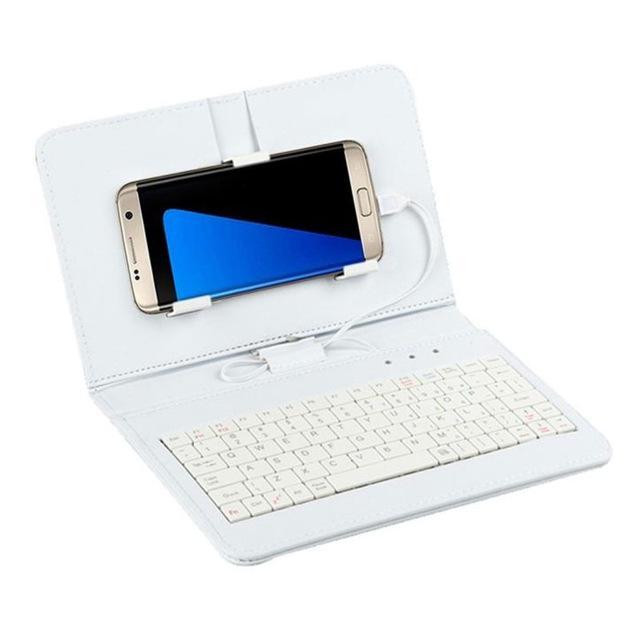 Ultra-Thin Mobile Phone Bluetooth Keyboard Leather Case | Luxury Home Accessories | Heulog Glow