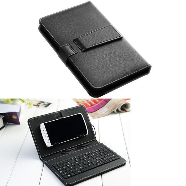 Ultra-Thin Mobile Phone Bluetooth Keyboard Leather Case | Luxury Home Accessories | Heulog Glow