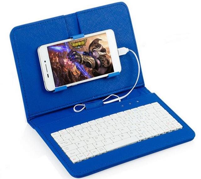 Ultra-Thin Mobile Phone Bluetooth Keyboard Leather Case | Luxury Home Accessories | Heulog Glow