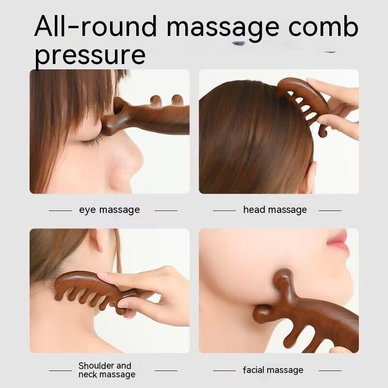Unisex Five Teeth Massage Comb | Luxury Home Accessories | Heulog Glow