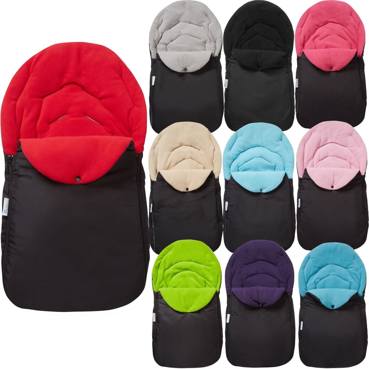 Universal Car Seat Footmuff / Cosy Toes - Fits All 3 And 5 Point Harnesses | Luxury Home Accessories | Heulog Glow