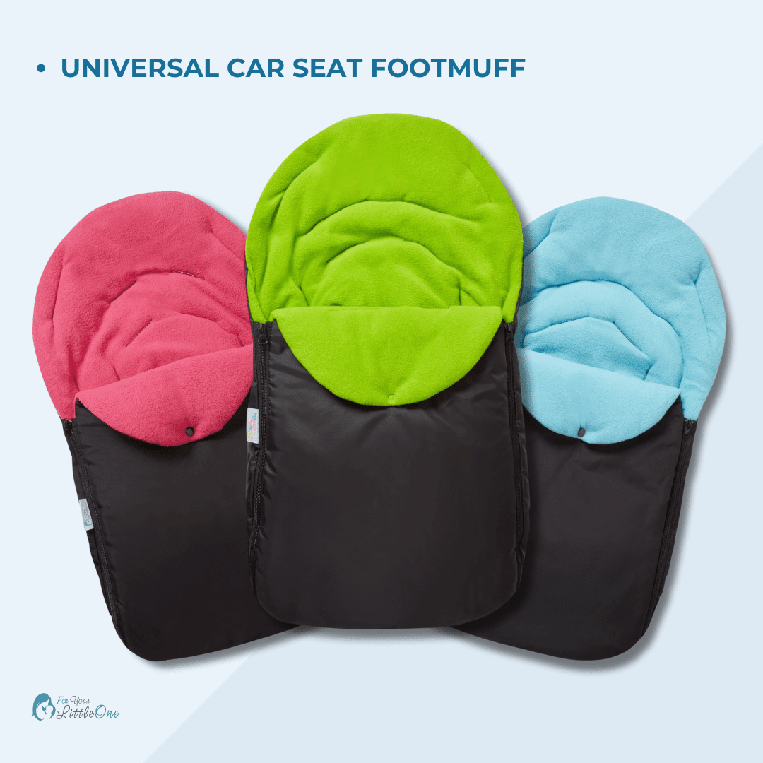 Universal Car Seat Footmuff / Cosy Toes - Fits All 3 And 5 Point Harnesses | Luxury Home Accessories | Heulog Glow