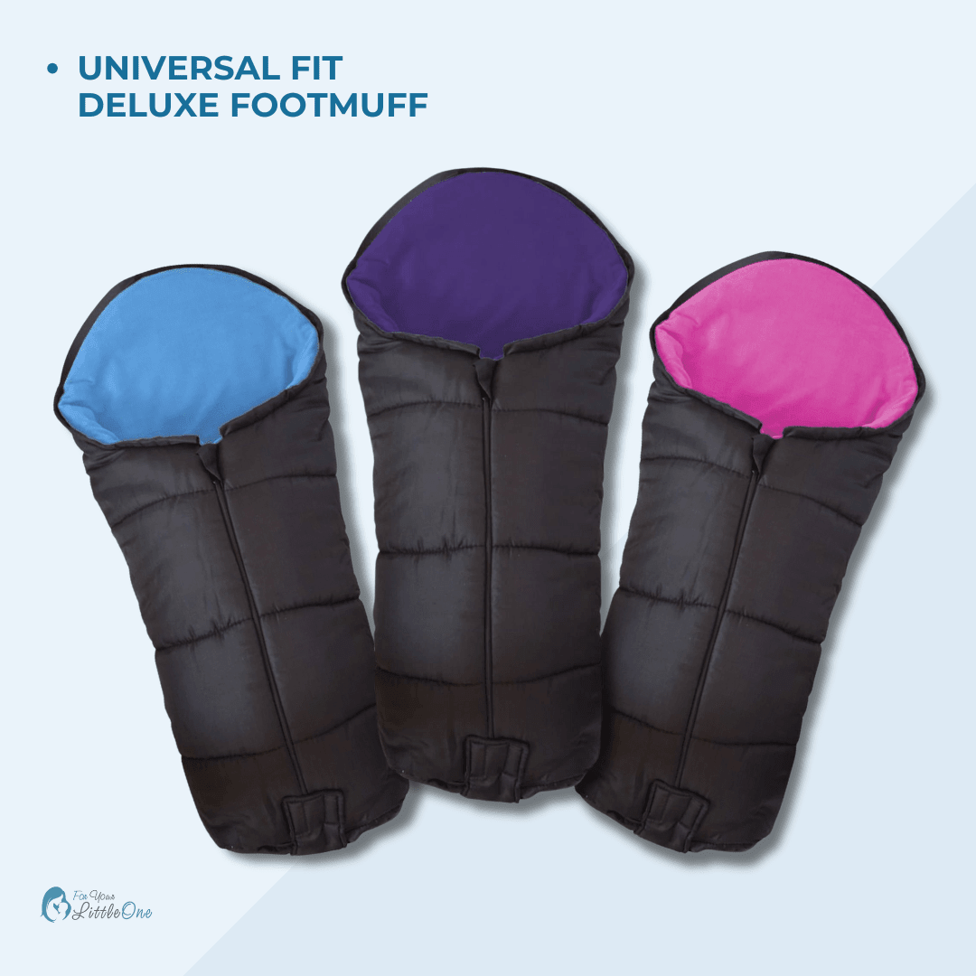 Universal Deluxe Pushchair Footmuff / Cosy Toes - Fits All Pushchairs / Prams And Buggies | Luxury Home Accessories | Heulog Glow